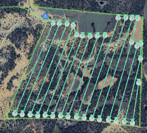 Thermal drone survey in Texas